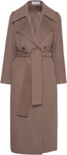 Robyn Double Wool Coat Outerwear Coats Winter Coats Brown Marville Road