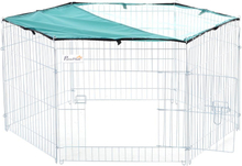 Recinto per animali domestici con copertura impermeabile 6 Moduli 59x60 cm