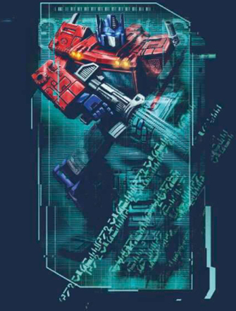 Transformers Optimus Prime Tech Unisex T-Shirt - Navy - XS