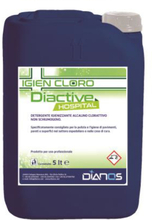 Diactive Hospital detergente igienizzante e disinfettante a base di ipoclorito di sodio 5 LT