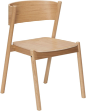 Oblique Spisestol Home Furniture Chairs & Stools Beige Hübsch