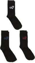 Cr7 Kids Socks 3-Pack Socks & Tights Socks Svart CR7*Betinget Tilbud