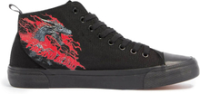 AKEDO x Game of Thrones Fire And Blood All Black Signature High Top - UK 3 / EU 35.5 / US Men's 3.5 / Women's 5