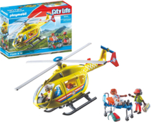 "Playmobil City Life Redningshelikopter - 71203 Toys Playmobil Toys Playmobil City Life Multi/patterned PLAYMOBIL"