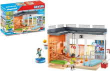 "Playmobil City Life Gymnastiksal Som Tilbygning - 71328 Toys Playmobil Toys Playmobil City Life Multi/patterned PLAYMOBIL"