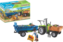 Playmobil Country Traktor Med Henger - 71249 Toys Playmobil Toys Playmobil Country Multi/mønstret PLAYMOBIL*Betinget Tilbud