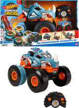Monster Trucks Hw Transforming Rhinomite Rc Vehicle Toys Remote Controlled Toys Multi/patterned Hot Wheels