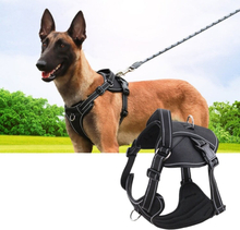 Sh751 Pet Universal Reflective Vest Leash Dog Chest Leash, Size: XL(Black)
