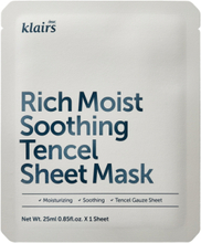 Rich Moist Soothing Tencel Sheet Mask Beauty Women Skin Care Face Masks Sheetmask Nude Klairs