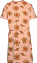 Sgdelina Sunflower S_S Dress Dresses & Skirts Dresses Casual Dresses Short-sleeved Casual Dresses Oransje Soft Gallery*Betinget Tilbud