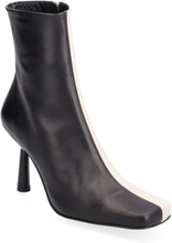 Frappé Black Cream Shoes Boots Ankle Boots Ankle Boots With Heel Cream ALOHAS