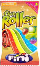 1 stk Fini Rainbow Roller Fizz Extra Sour - Regnbågsfärgade Extra Sura Vingummi