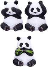 Hear No Evil, See No Evil - 3 stk Pandafigurer 8 cm