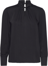 Blouse 1/1 Sleeve Tops Blouses Long-sleeved Black Gerry Weber Edition