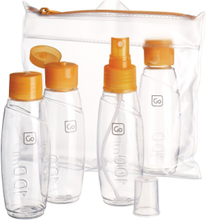 Cabin Bottle Set Bags Travel Accessories Orange Go Travel