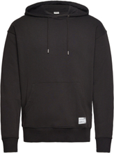 Sdlenz Hood Sw Tops Sweatshirts & Hoodies Hoodies Black Solid