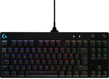 Logitech G Pro Mechanical Gaming Keyboard Kabling Tastatur Pan Nordisk Sort