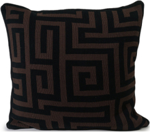 "Knitted C/C 50X50Cm Home Textiles Cushions & Blankets Cushion Covers Brown Ceannis"