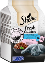 Sheba Fresh Cuisine Taste of Tokyo (MSC) 6 x 50 g - Thunfisch & Lachs