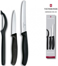 Set con 3 utensili da cucina nero - Victorinox Swissclassic