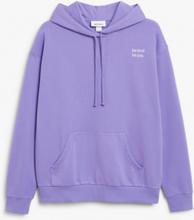 Sporty statement hoodie - Purple