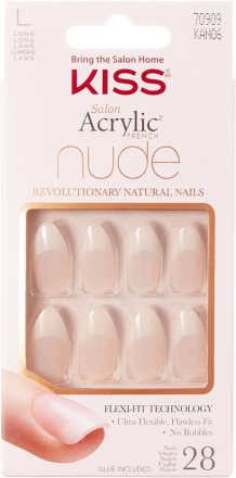 Kiss Salon Acrylic Nude Nails Sensibility
