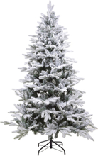 Albero di Natale CHAMONIX 240 cm abete innevato con 2105 rami e base in metallo