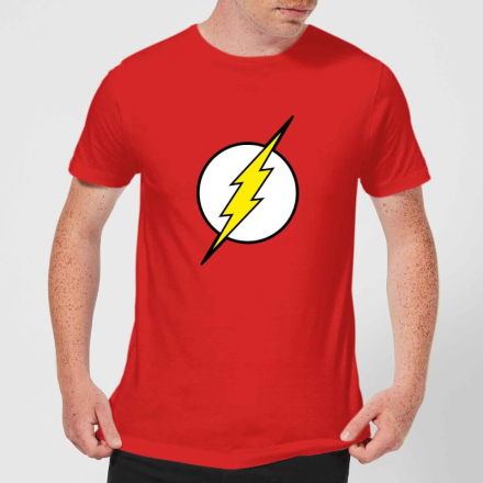 The Flash Core Distress Logo Men's T-Shirt - Red - L