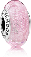 Pandora 791650 Bedel Roze Facet zilver-muranoglas