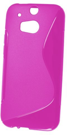 Rubber Case Wave - HTC One M8 - pink