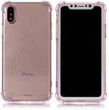 Apple iPhone XS / X Hülle - TPU Hülle - Rosa Transparent