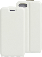 Apple iPhone 8 / 7 Case - Slim FlipCase - PU-Leder - weiss