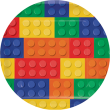 Partydax Lego, sockeroblat Ø 19 cm