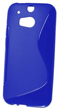 Rubber Case Wave - HTC One M8 - blau
