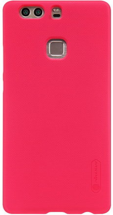 Huawei P9 Plus Hülle - Nillkin - Frosted Shield Premium Cover - rot