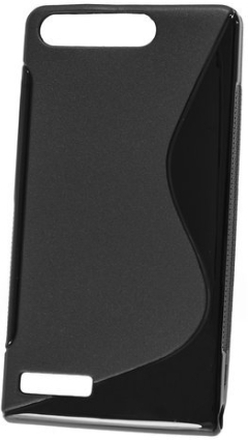 Rubber Case Wave - Huawei Ascend G6 Hülle - schwarz