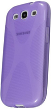 Kunststoff GEL Case X-Line für Samsung Galaxy S3 i9300, lila