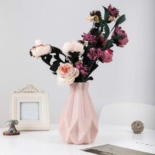 Irregular Creative Vase Living Room Flower Arrangement Drop Resistant Vase(Pink)