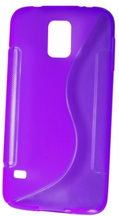 Rubber Case Wave - Samsung Galaxy S5 mini - lila
