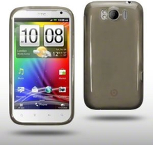 Design GEL Case für HTC Sensation XL, schwarz (Solange Vorrat)