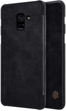 Samsung Galaxy A8 (2018) Case - Nillkin - Qin Ledercover - schwarz