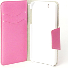 Belat Purse - Book Case PU Leder - Apple iPhone SE / 5S / 5 - pink