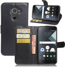 Blackberry DTEK60 Case - Book Case Flip Stand - PU-Leder - schwarz
