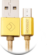 Universal Datenkabel - USB zu microUSB Anschluss - 1 Meter Länge - gold