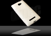 Design Gel Case S-Curve für HTC Windows Phone 8X, weiss