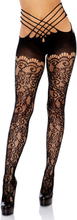Wrap Around Crotchless Tights