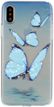 Apple iPhone XS / X Hülle - TPU Hülle - Schmetterlinge