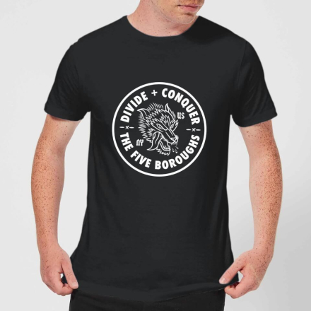 The Five Boroughs Men's T-Shirt - Black - XL