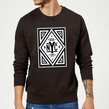NYC Diamond Sweatshirt - Black - M