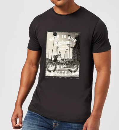 Born To Ride Men's T-Shirt - Black - XL